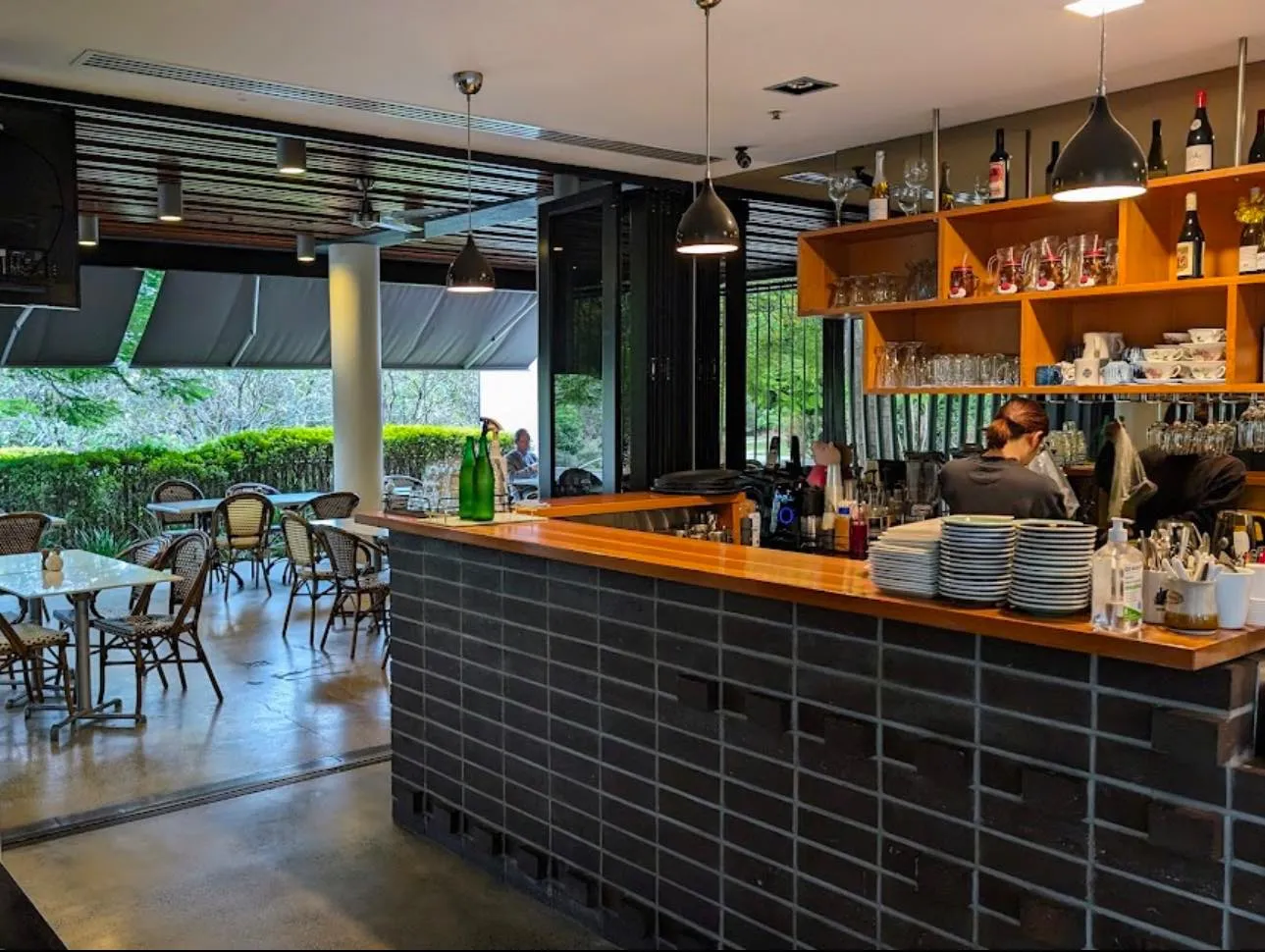Indoor dining lounge
